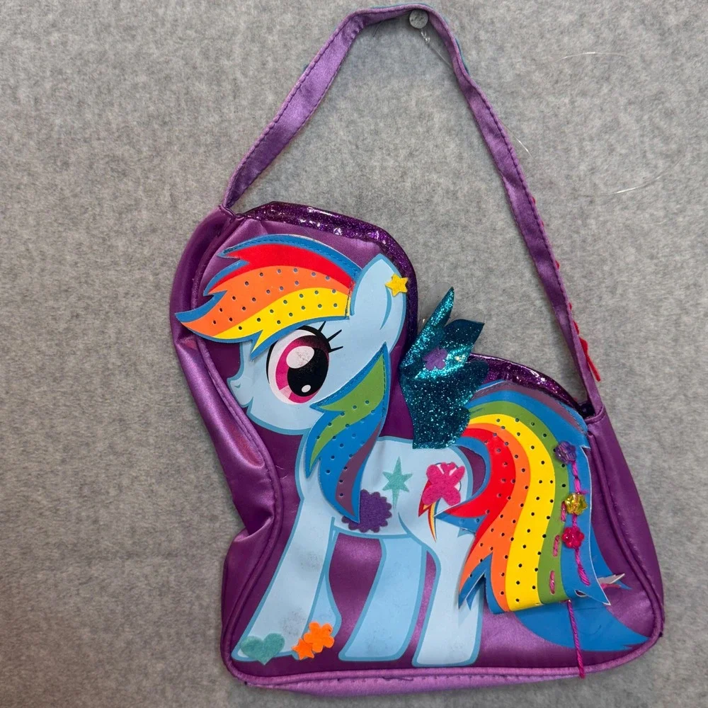 My Little‎ Pony Rainbow Dash Purple Shoulder Handbag Kids Purse Collectible
